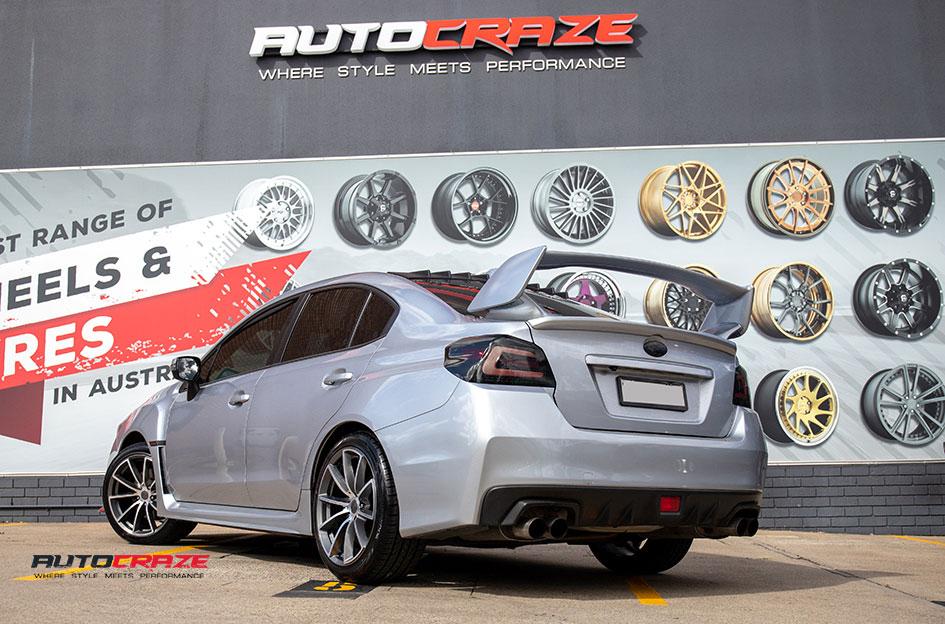 SUBARU WRX VN806 FASTBACK ANTHRACITE MACHINED FACE